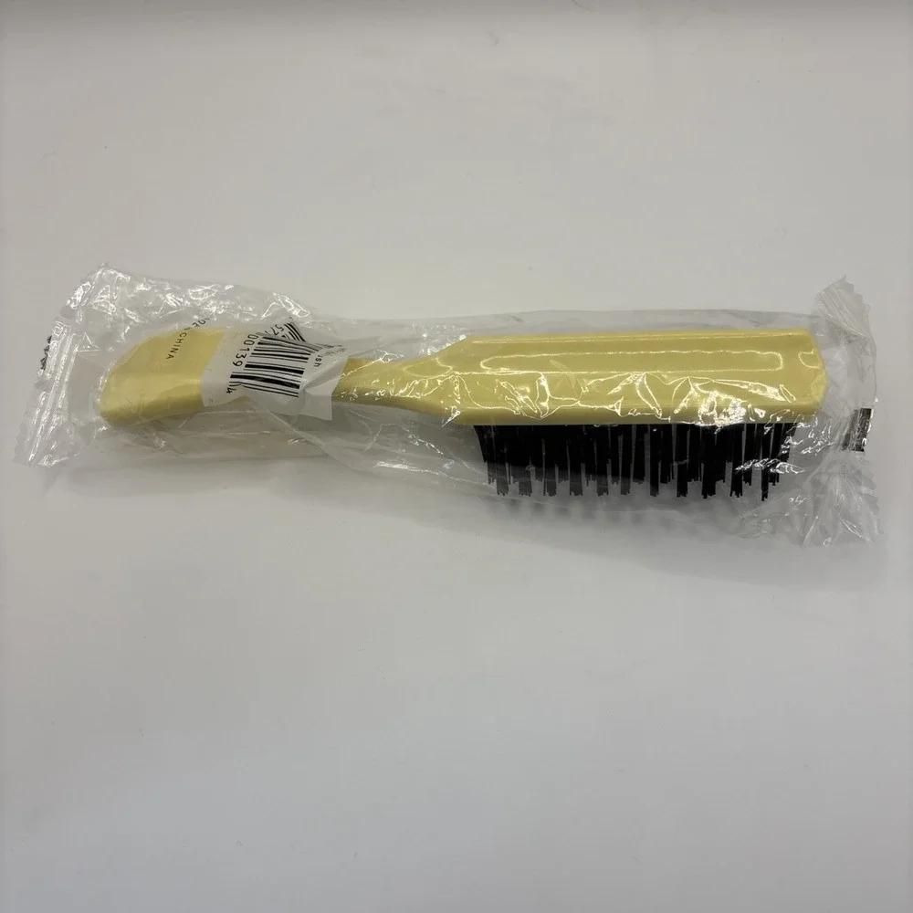McKesson Hairbrush HB-01 Ivory Plastic‎ Handle Black Bristles 7